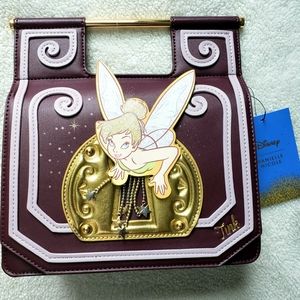 Danielle Nicole Disney Tinkerbell Crossbody bag Burgundy